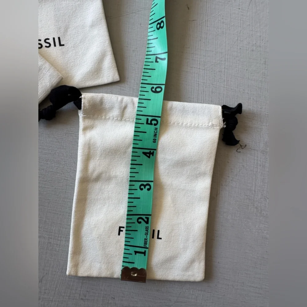 NWT Fossil Small Canvas Bags Set x4